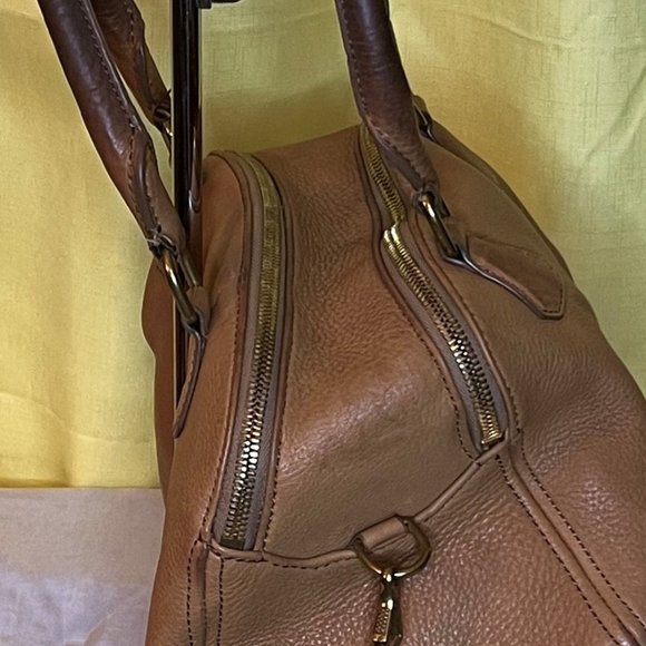 J. Crew Biennial Medium Satchel Pebbled Leather - Picture 4 of 16